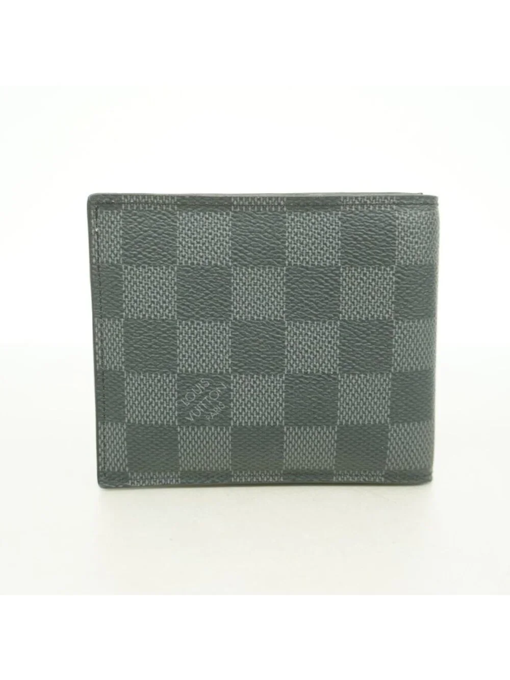 Louis Vuitton Wallet Damier Graphite Portefeuille Amerigo NM Black Gray